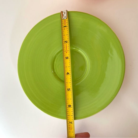 Vintage Hand Painted Cabana Stripes Tea For One Set Canhome Thailand - Picture 8 of 15